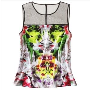 Printed tank with mesh top
